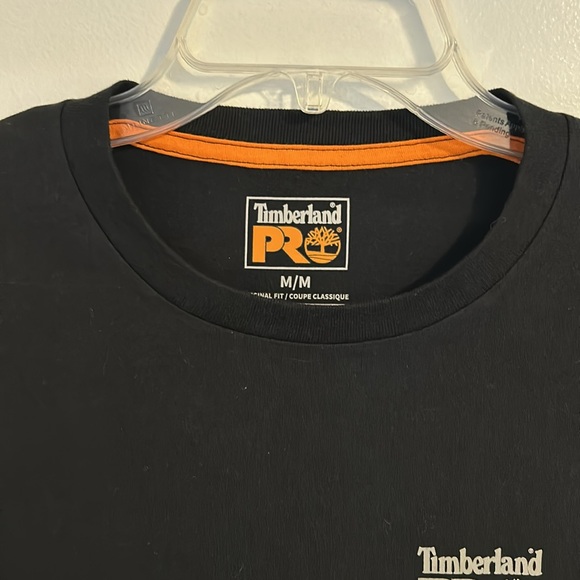 Timberland Pro Blue Collar Breed Front and Back Graphic Black T-Shirt size M/L - Picture 5 of 8
